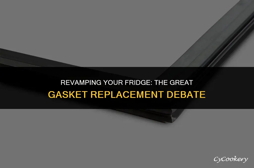 is it worthwhile to replace gaskets on refrigerator doors