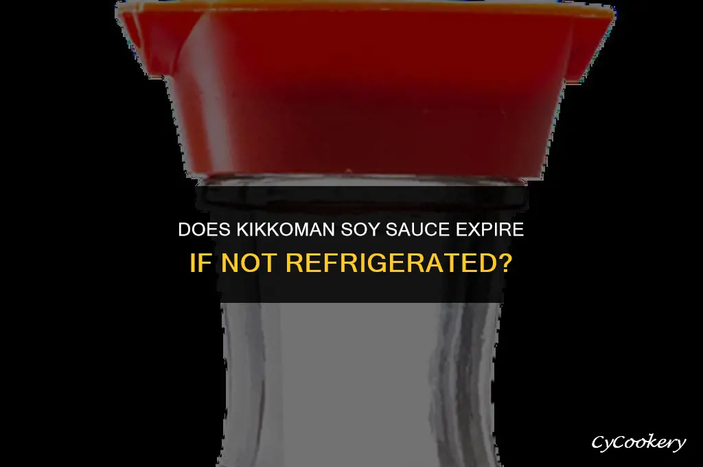 is kikoman soy sauce expires if not refrigerated