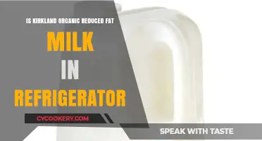 Exploring Kirkland Organic Reduced Fat Milk: Refrigeration Essentials