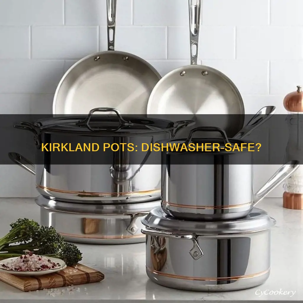 is kirkland.signature.pots.and pans dishwasher safe