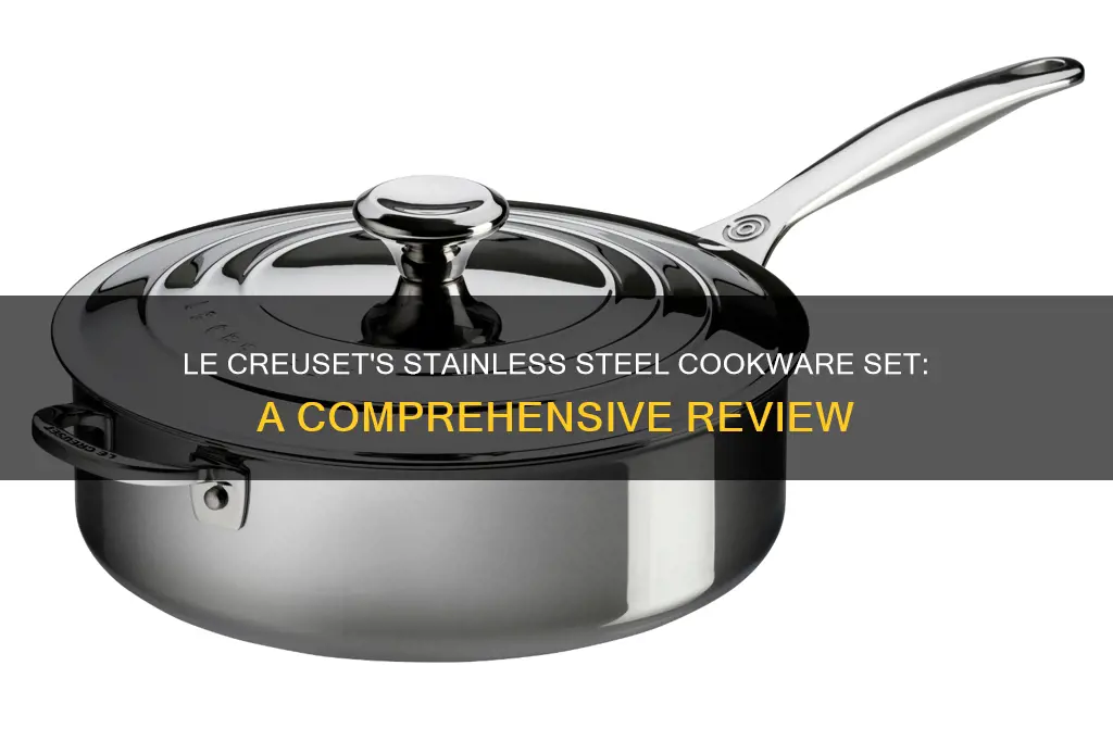 is le creuset stainless steel cookware set