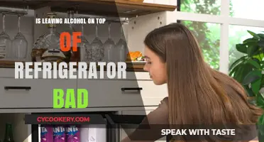 Chilled Habits: The Surprising Truth About Storing Alcohol on Your Fridge Top