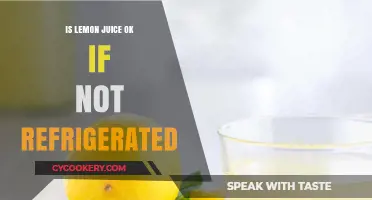Can Lemon Juice Be Stored Unrefrigerated? Safety and Shelf Life Explained