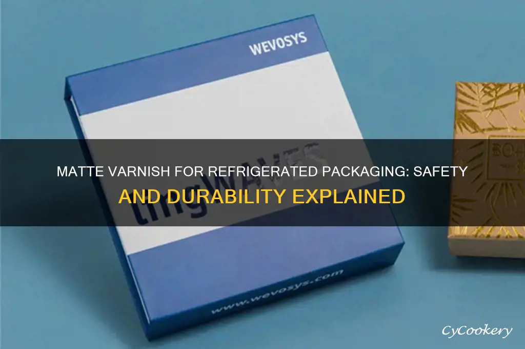 is matte varnish okay for refrigerated packaging