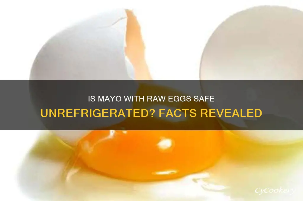 is mayo made witj raw eggs refrigerated
