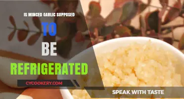 Should Minced Garlic Be Refrigerated? Storage Tips for Freshness