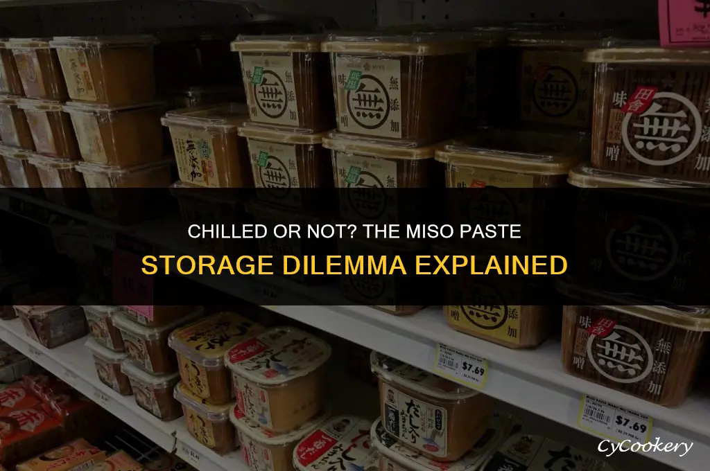 is miso paste refrigerated at the grocery store