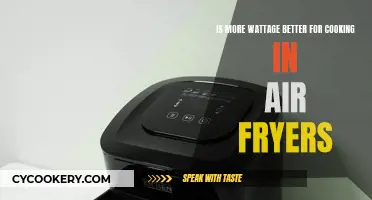 Wattage and Air Fryers: Higher Power, Better Cooking?