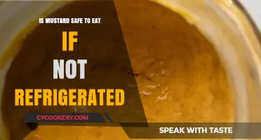Exploring Mustard's Shelf Life: Safe to Eat Unrefrigerated?