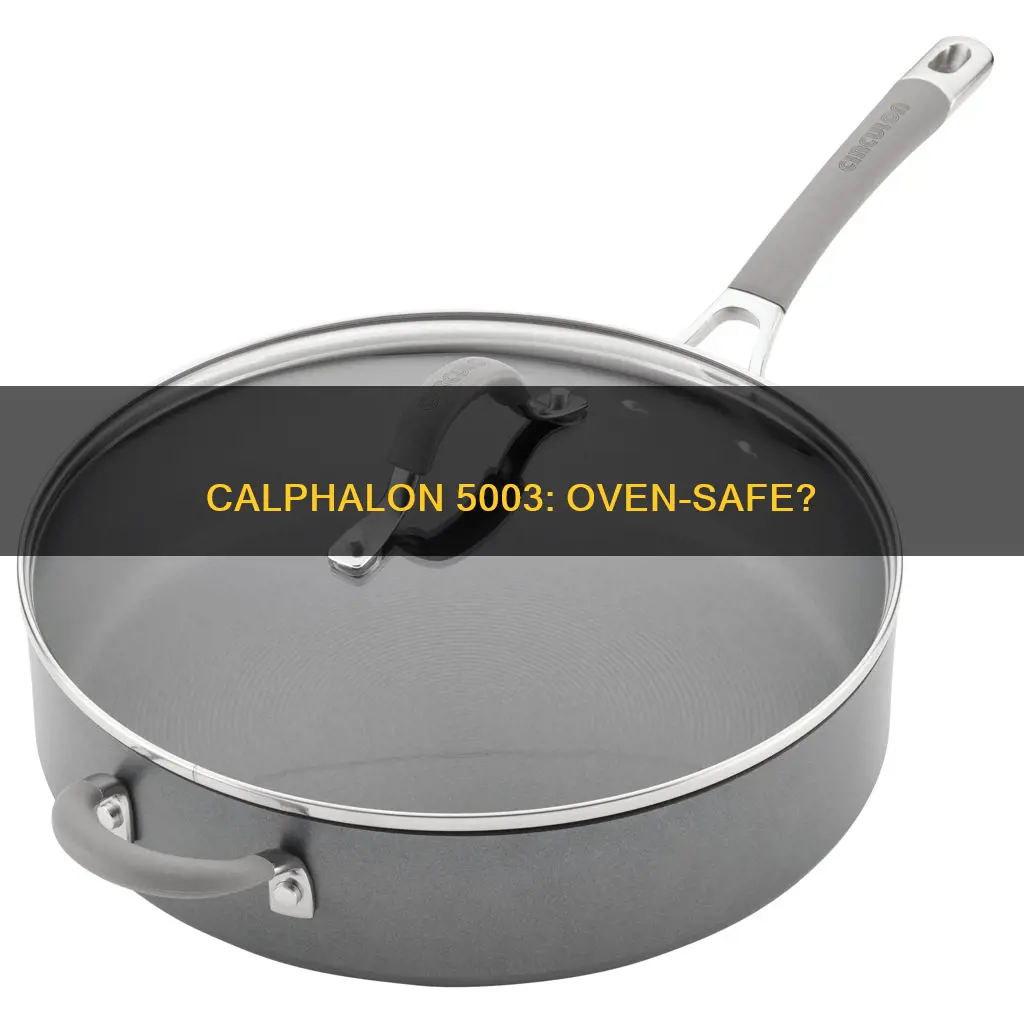 is my calphalon 5003 pan oven safe