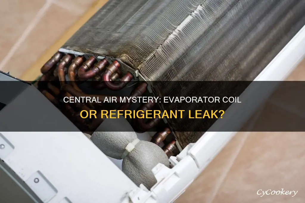 is my central air evap or refrigerant