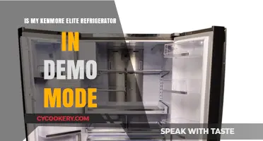 Troubleshooting Your Kenmore Elite Fridge: Is It Stuck in Demo Mode?