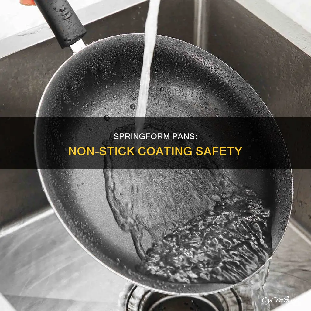 is non-stick coating on springform pans safe