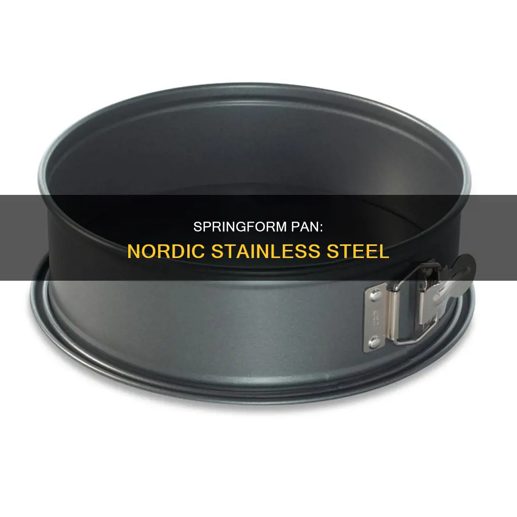 is nordicwear springform pan stainless steel