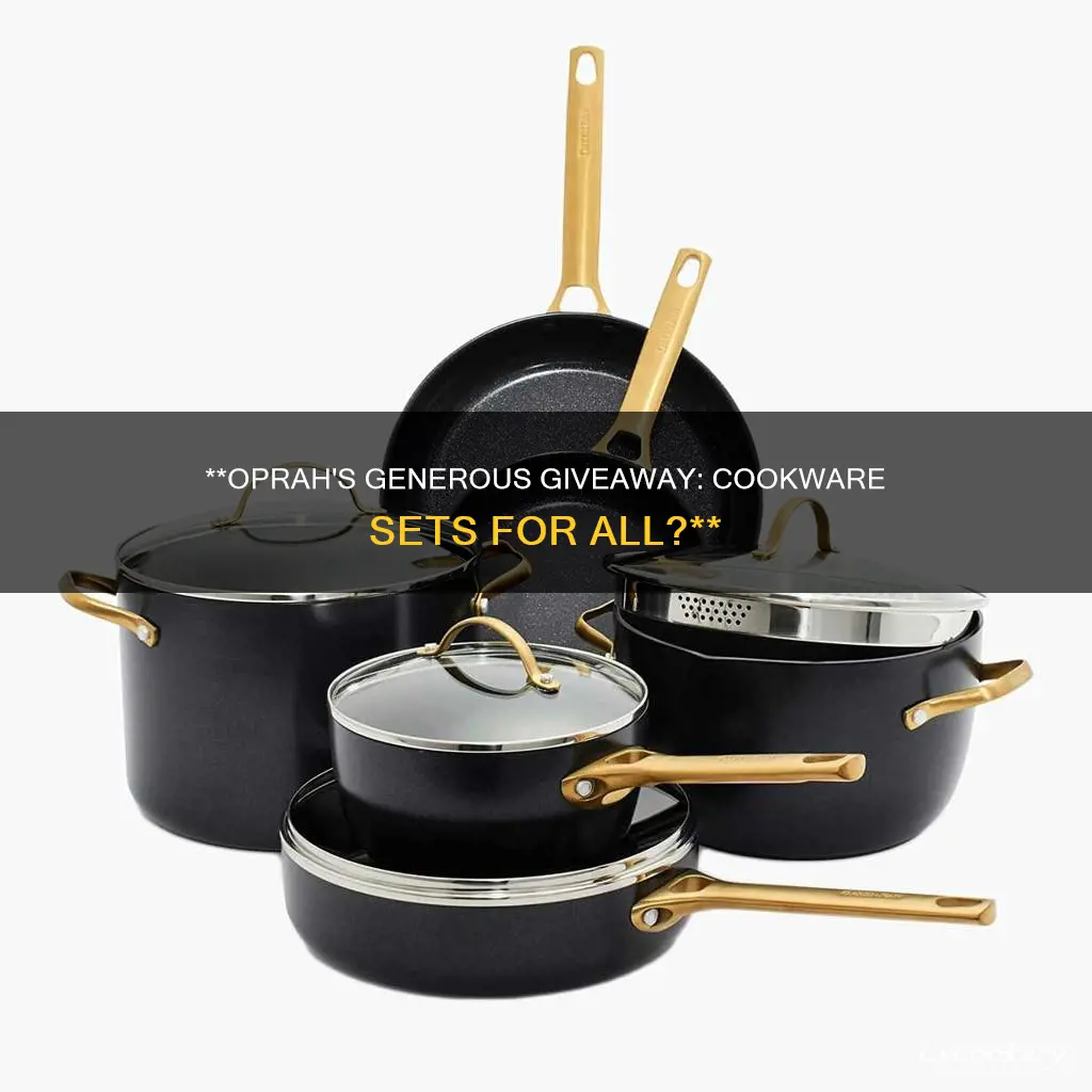 is oprah giving away cookware sets