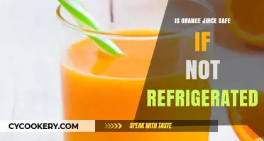 Is Unrefrigerated Orange Juice Safe? Risks and Storage Tips