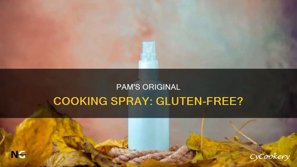 is pam original canola oil blend cooking spray gluten free