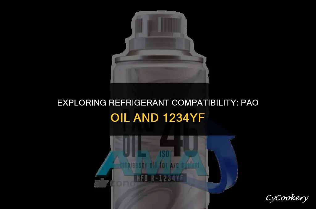 is pao oil compatible with the 1234yf refrigerant