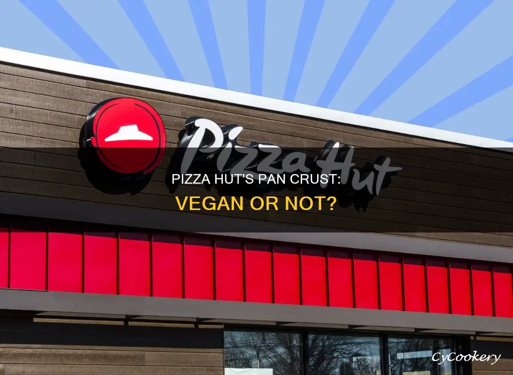 is pizza hut original pan crust vegan