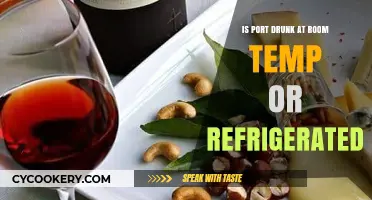 Chilled or Room Temp: The Optimal Serving Condition for Port Wine