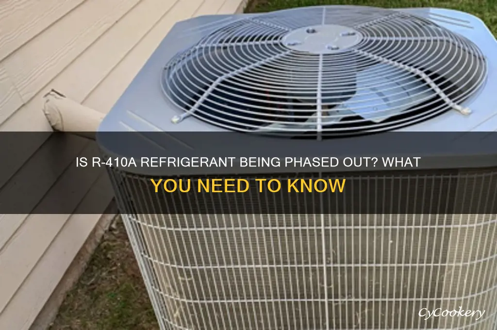 is r-410a refrigerant being phased out