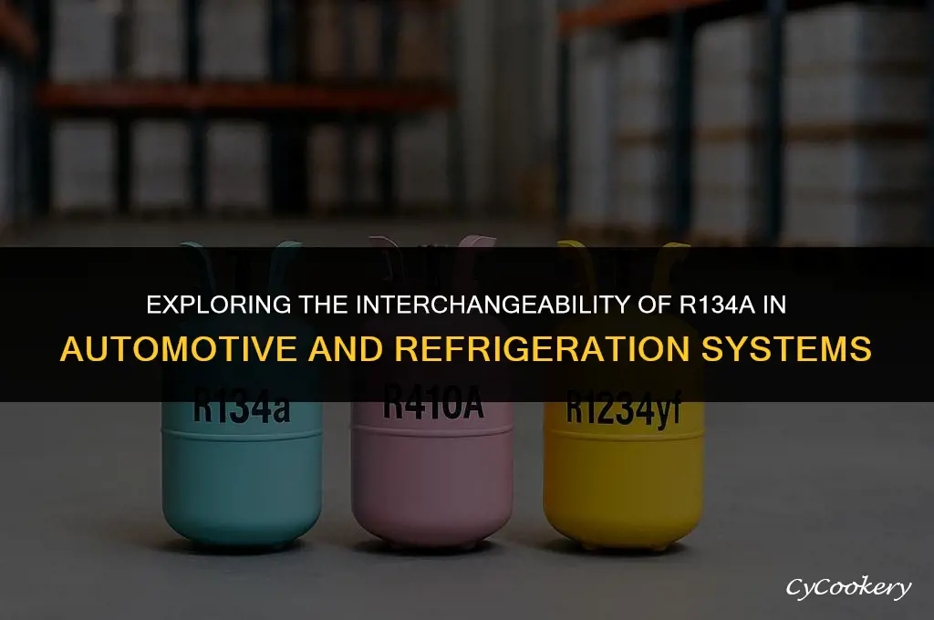 is r134 the same for cars and refrigerators