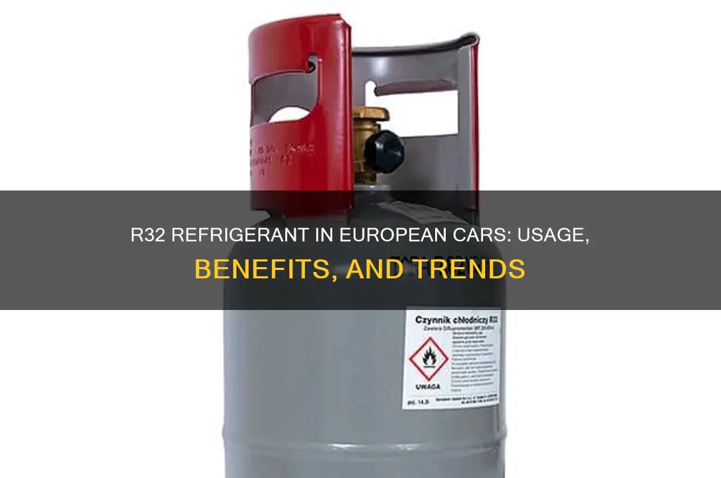 is r32 refrigerant used in european cars