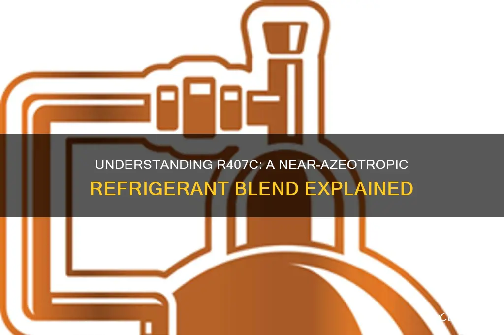 is r407c a near azeotropic refrigerant blend