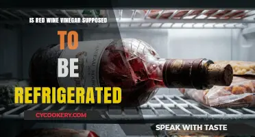 Should Red Wine Vinegar Be Refrigerated? The Surprising Truth