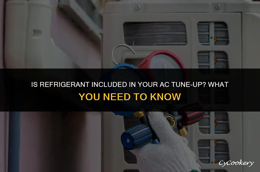 is refrigerant included as part of ac tuneup