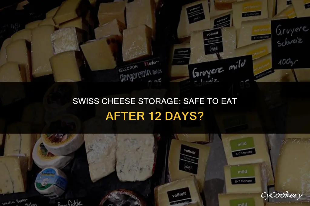 is refrigerated swiss cheese safe to eat after 12days