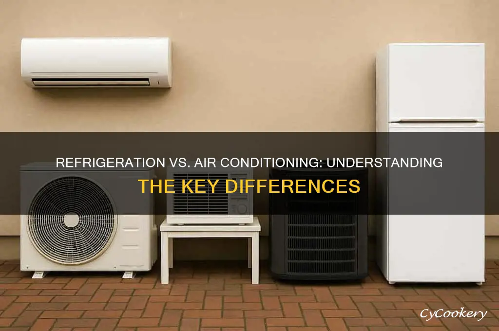 is refrigeration the same as air conditioning