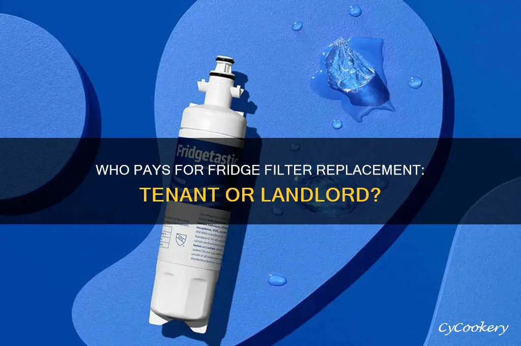 is refrigerator filter replcement the tenants responsibility