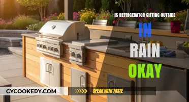 Can Your Refrigerator Safely Sit Outside in the Rain?