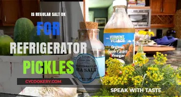 Regular Salt vs. Pickling Salt: Which is Best for Fridge Pickles?
