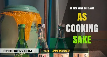 Rice Wine vs. Cooking Sake: Understanding the Key Differences
