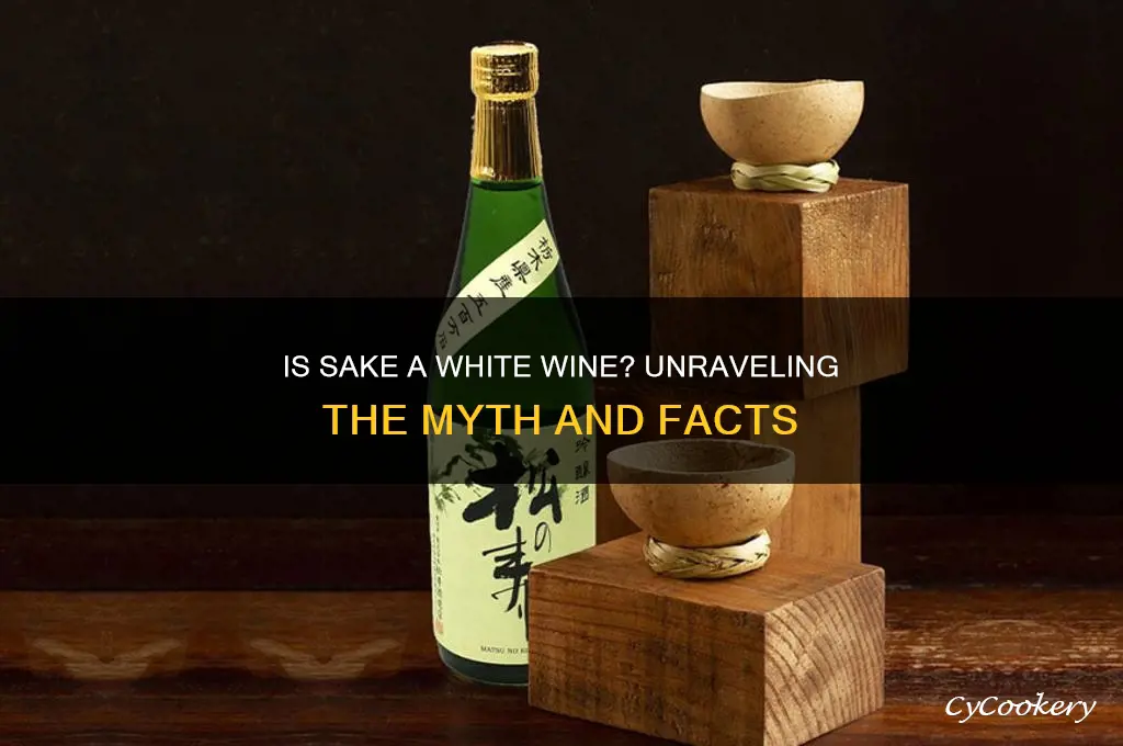 is sake a white wine
