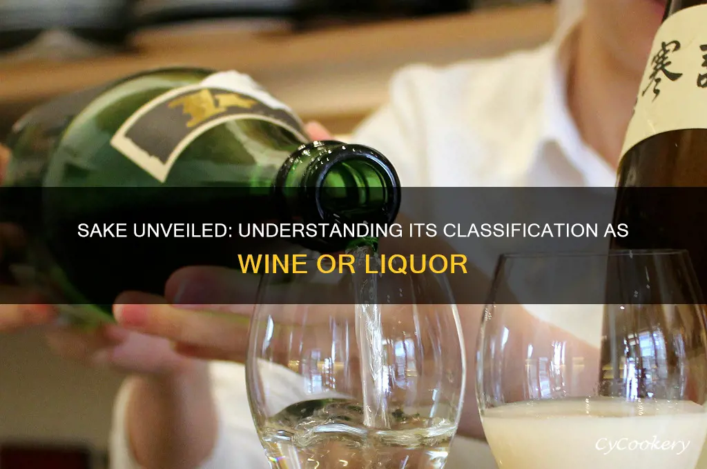 is sake a wine or liquor