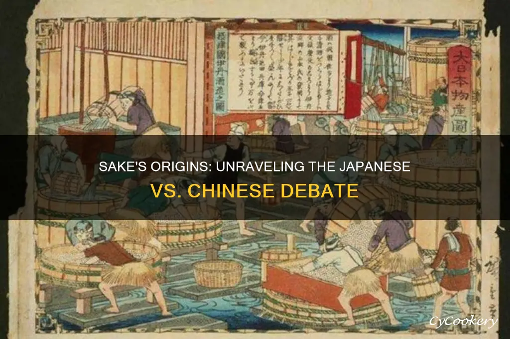 is sake japanese or chinese