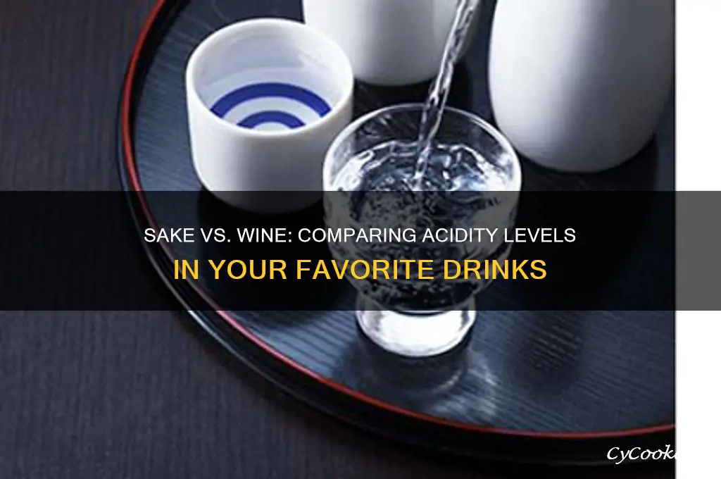 is sake less acidic than wine