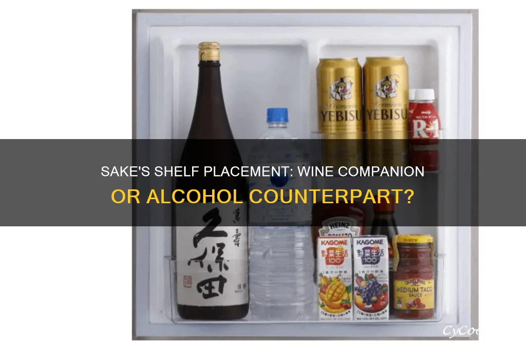 is sake on the shelf closer to wine or alcohol