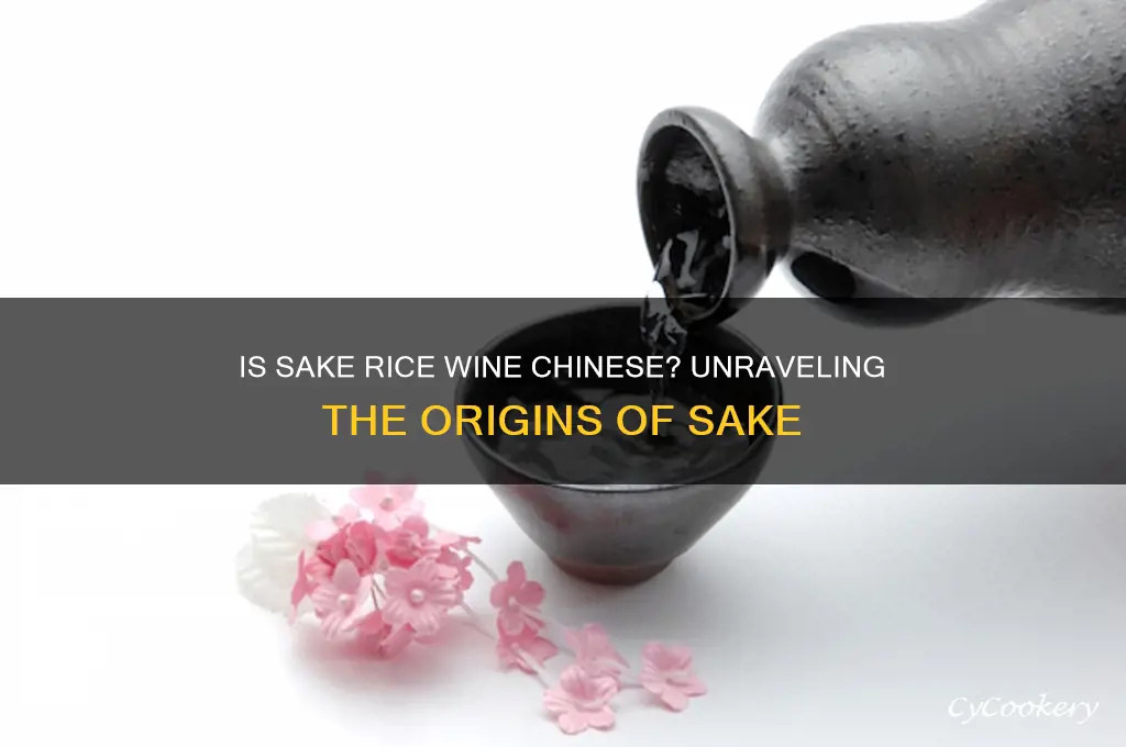 is sake rice wine chinese