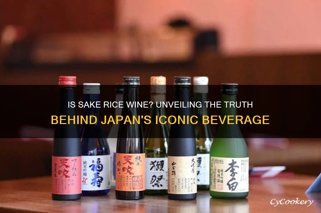 is sake rice wine
