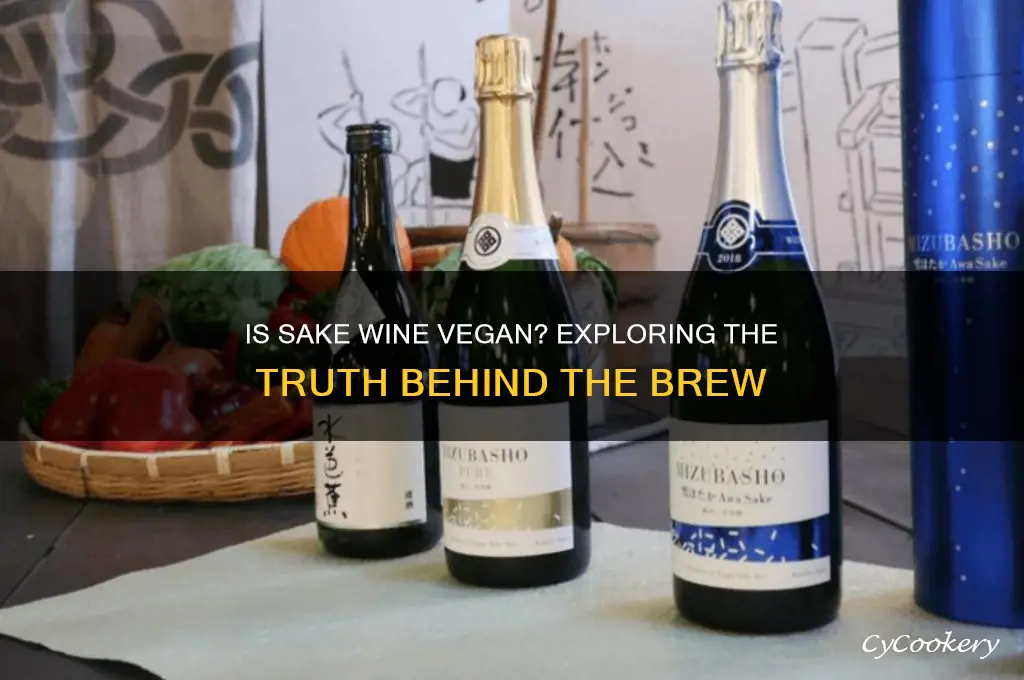 is sake wine vegan