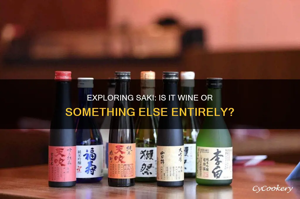 is saki wine