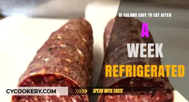 Salami Safety: A Week in the Fridge - What You Need to Know