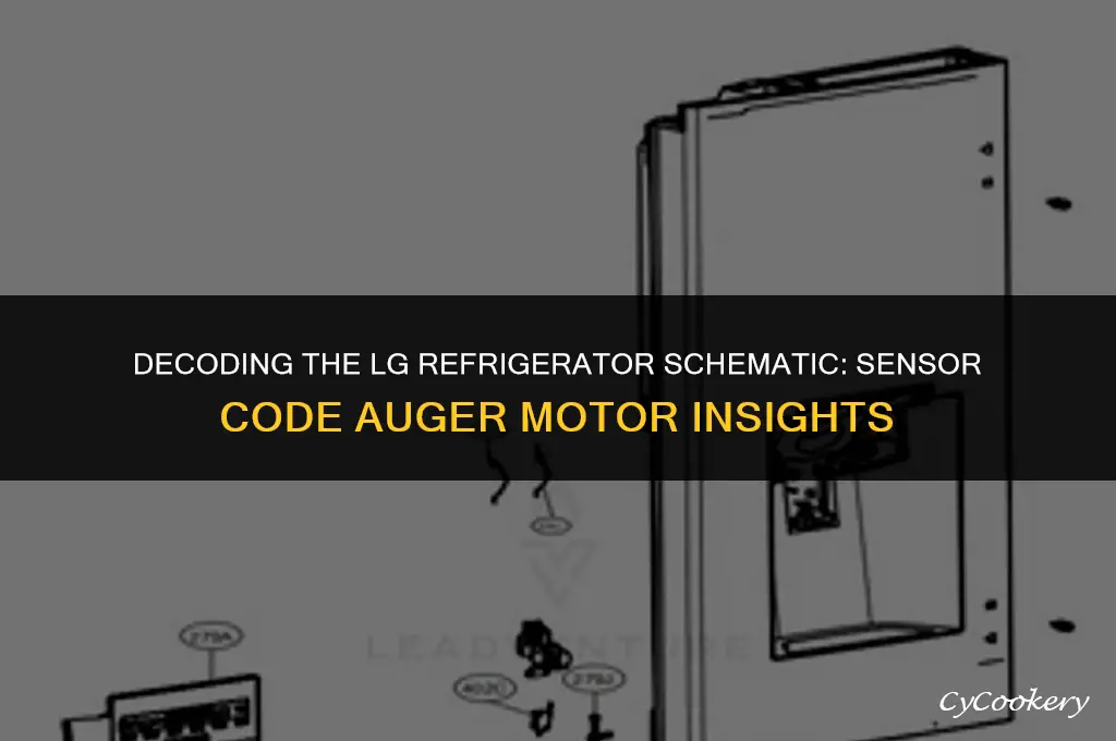 is sensor code auger motor refrigerator lg schematic