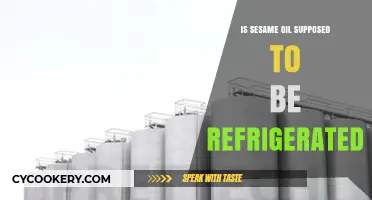 Should Sesame Oil Be Refrigerated? Storage Tips for Freshness