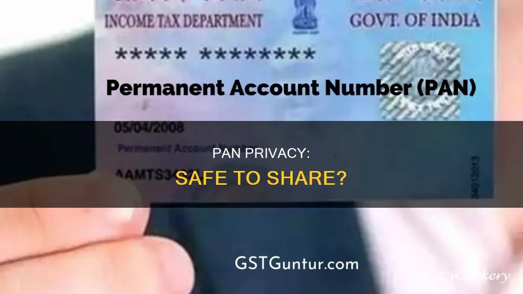 is sharing pan number safe