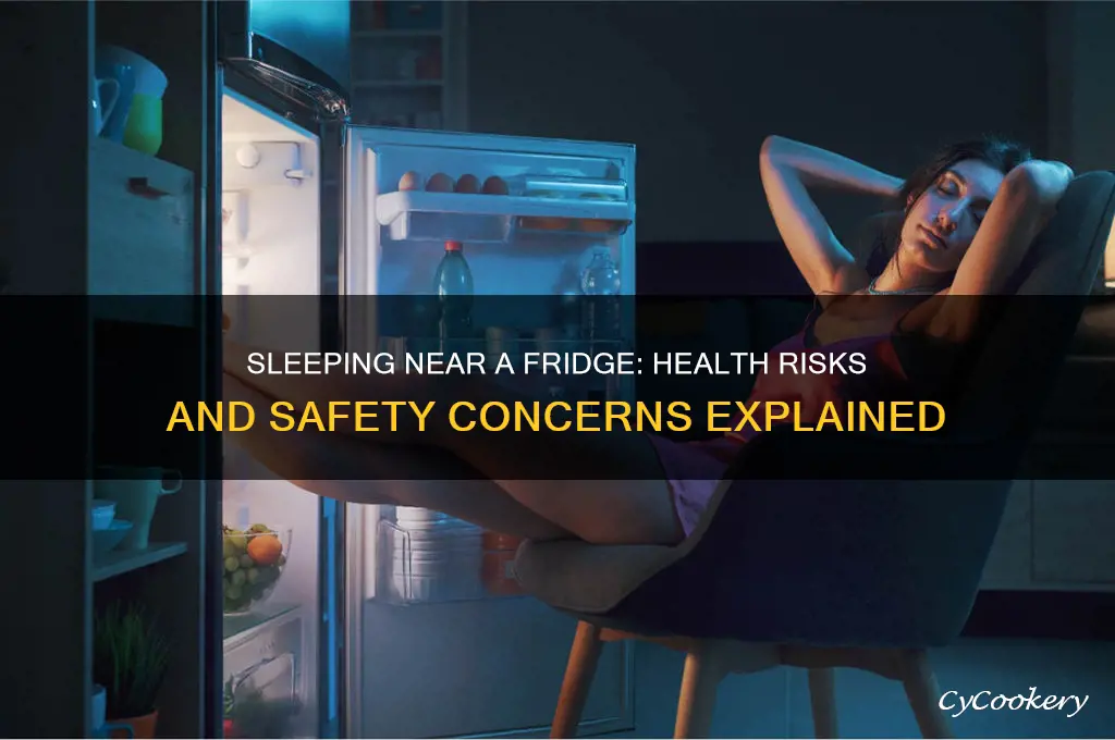 is sleeping next to a refrigerator bad
